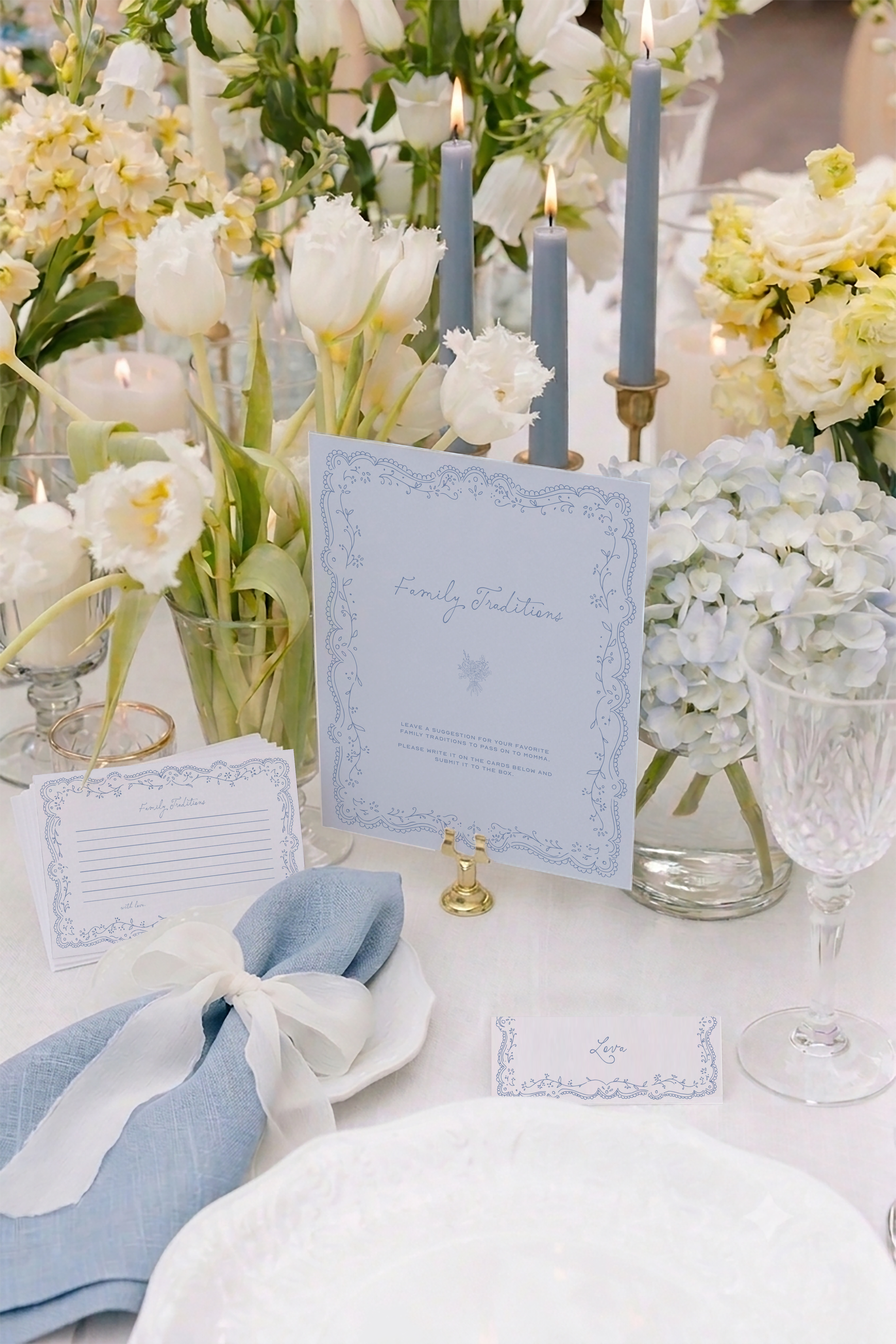 The WHIMSY Baby Shower Invitation 6-Piece Set