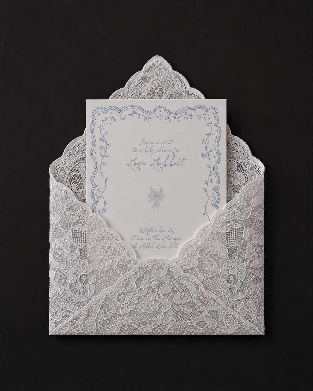 The WHIMSY Baby Shower Invitation 6-Piece Set