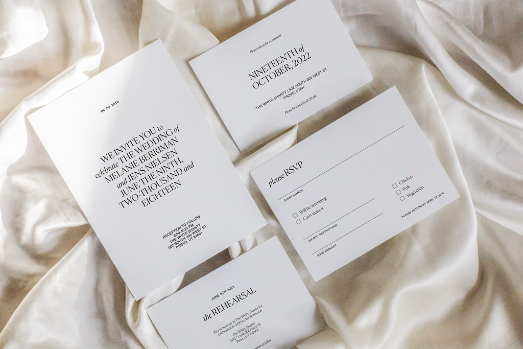 The ROMA Invitation 9-Piece Suite
