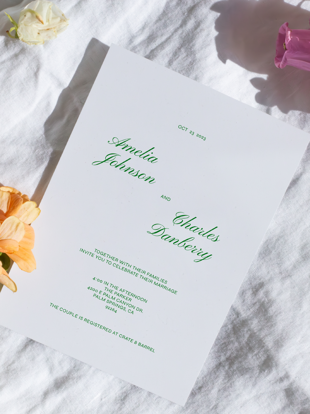 The PALM SPRINGS Invitation 10-Piece Suite