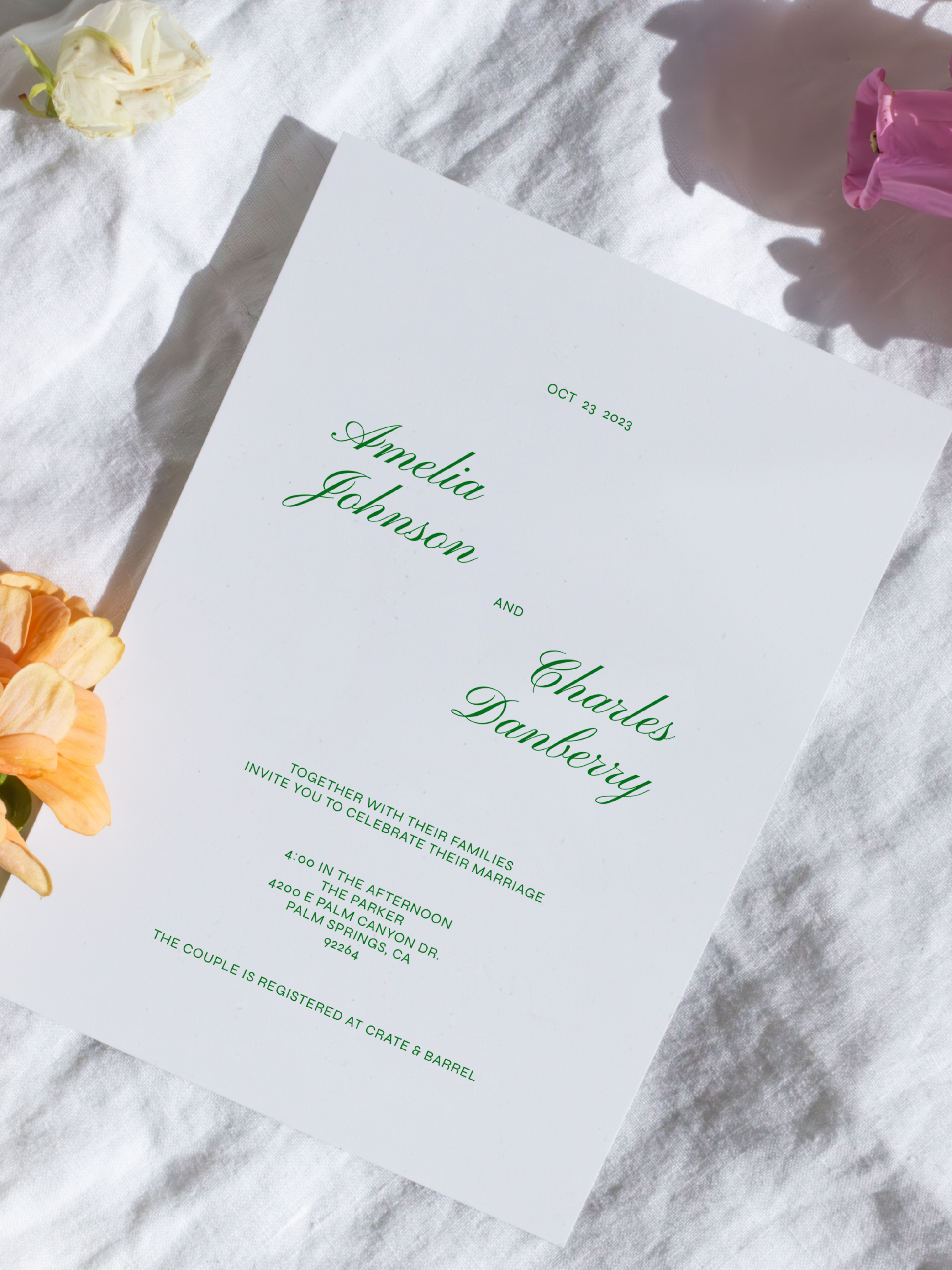 The PALM SPRINGS Invitation 10-Piece Suite