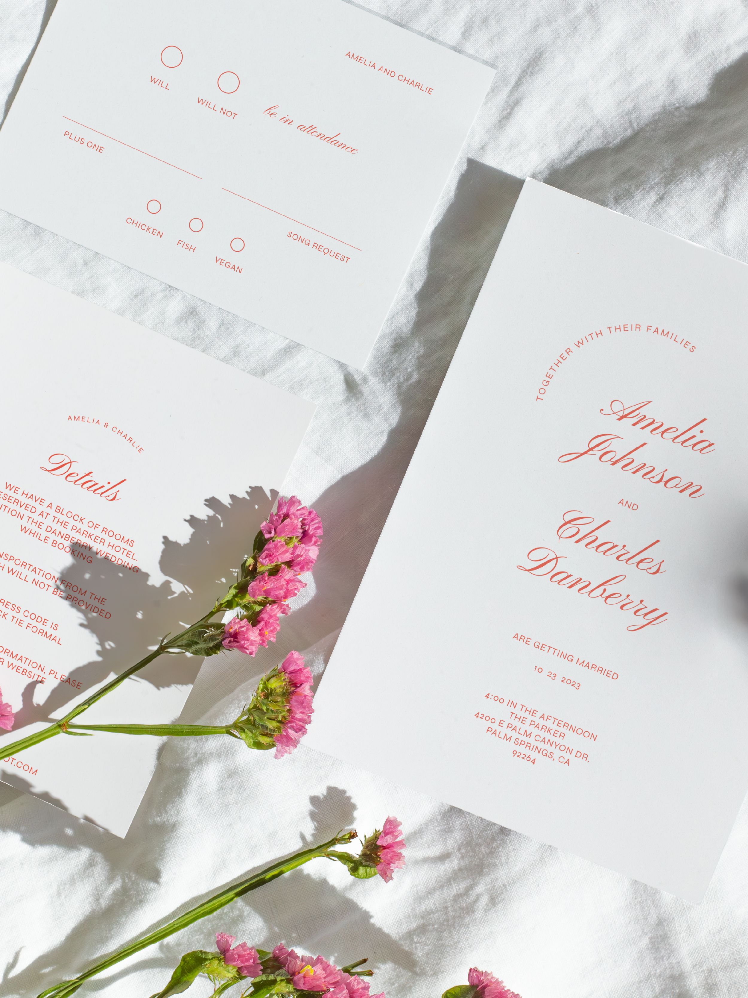 The PALM SPRINGS Invitation 10-Piece Suite