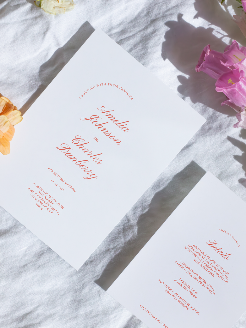 The PALM SPRINGS Invitation 10-Piece Suite