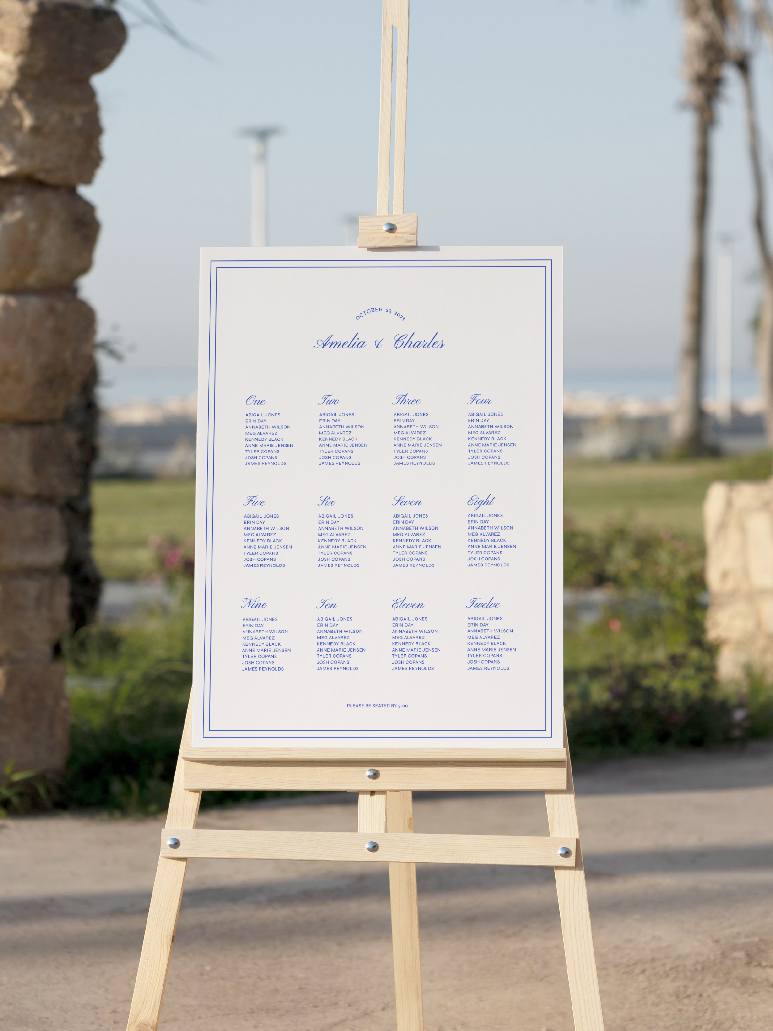 The PALM SPRINGS Invitation 10-Piece Suite