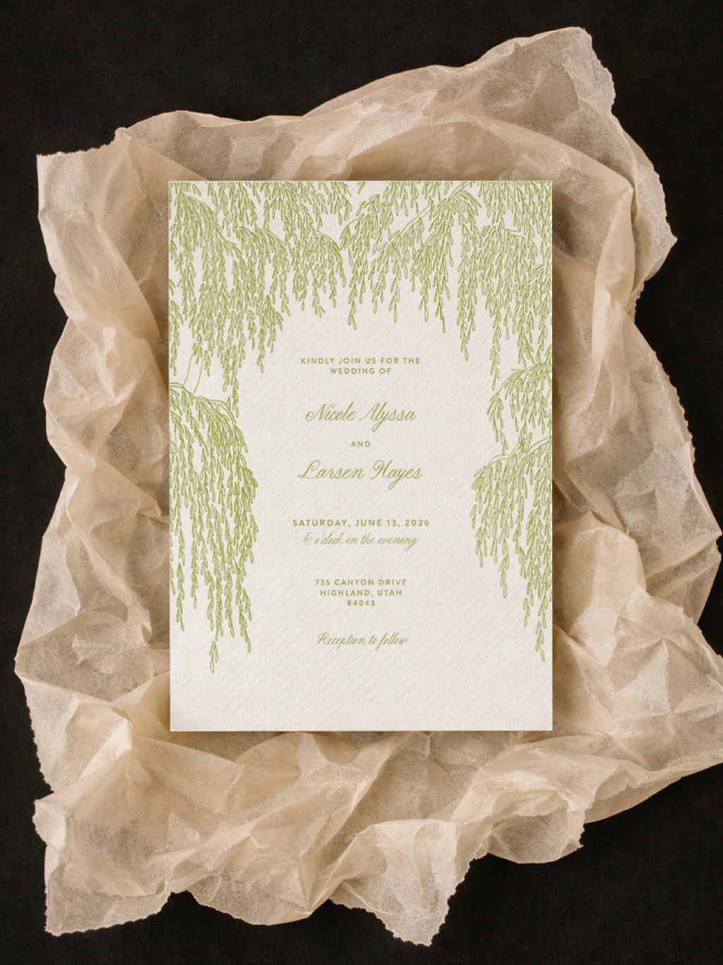 The WILLOW Invitation 11-Piece Suite