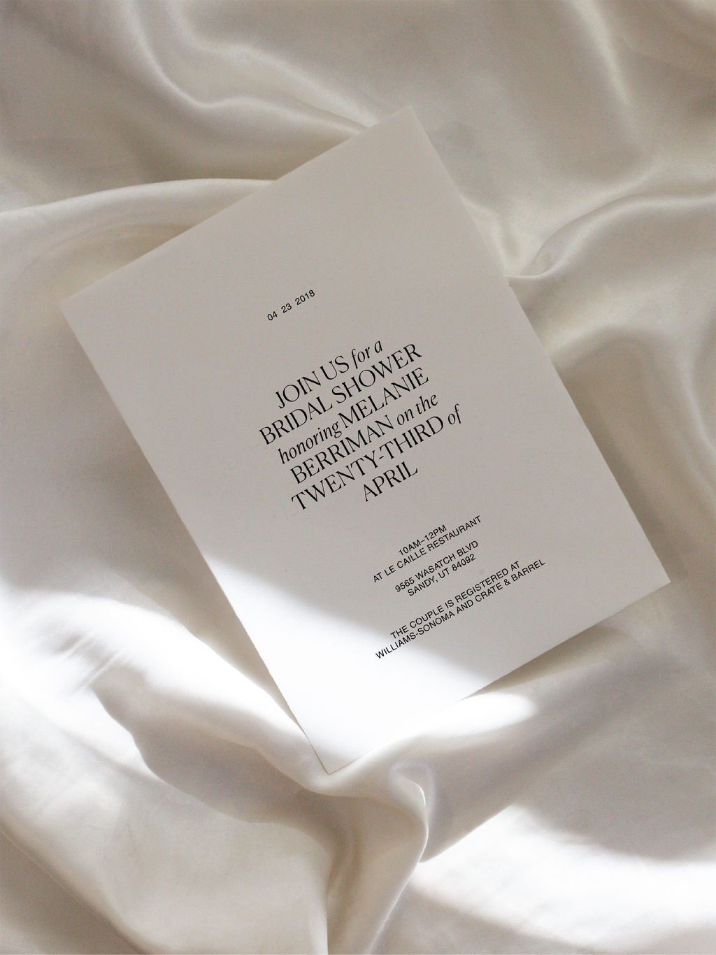 The ROMA Invitation 9-Piece Suite